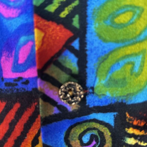 Evelyn Margolis United Airlines Hawaiian Vintage 60s Steward Shirt Size Medium - Picture 4 of 12